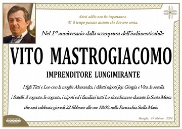 Mastrogiacomo Vito Trama