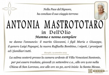 Mastrototaro Antonia Croce pesci