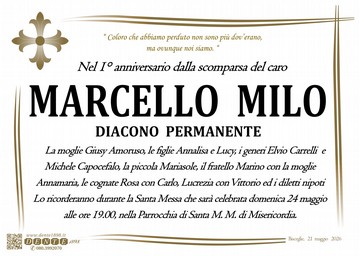 Milo Marcello Croce Firenze