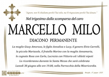 Milo Marcello Croce Firenze