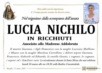 Nichilo Lucia Associata Addolorata nuova