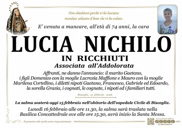 Nichilo Lucia Mad Addolorata nuova