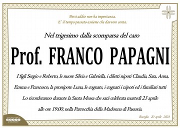 Papagni Francesco Trama dorata