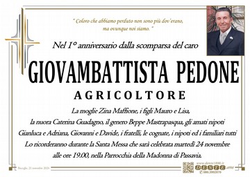 Pedone Giovambattista Croce Papale