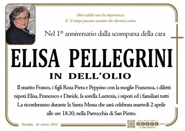 Pellegrini Elisa Croce semplice