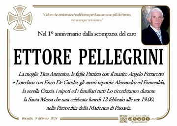 Pellegrini Ettore Croce Tonda