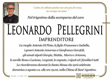 Pellegrini Leonardo Croce semplice