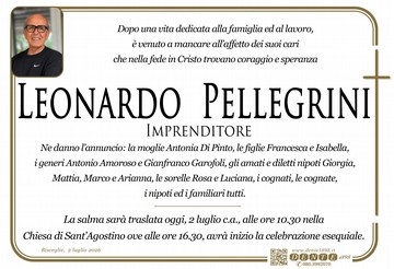 Pellegrini Leonardo croce tonda