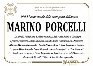 Porcelli Marino Croce nel tondo