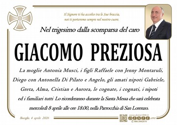 Preziosa Giacomo Croce nel tondo