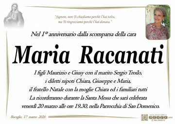 Racanati Maria Madonna Cuore