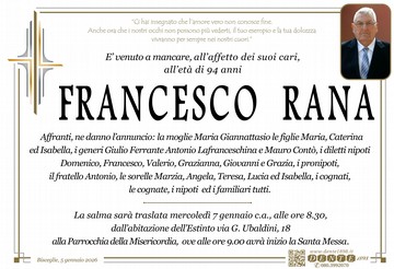 Rana Francesco Croce Papale