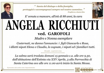 Ricchiuti Angela Santa Rita