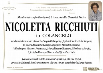 Ricchiuti Nicoletta Croce Pesci