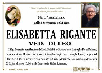 Rigante Elisabetta SANTA RITA