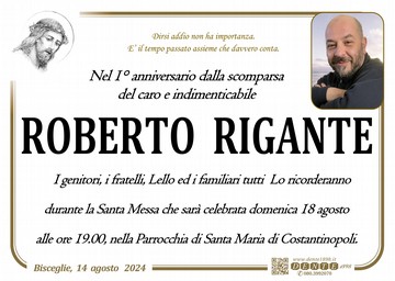 Rigante Roberto Cristo puntini