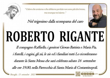 Rigante Roberto Cristo puntini