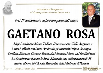 Rosa Gaetano Padre Pio nuovo