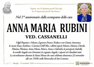 Rubini Anna Maria Padre Pio nuovo