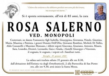 Salerno Rosa Cristo puntini