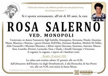 Salerno Rosa Cristo puntini