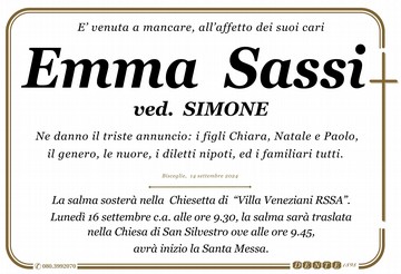 Sassi Emma semplici con Croce ok