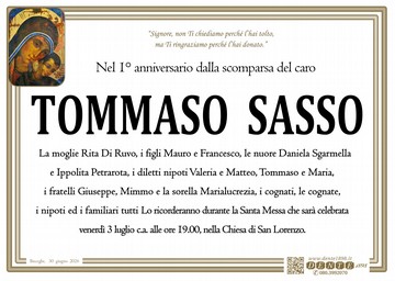 Sasso Tommaso Tubolari