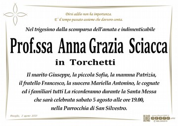 Sciacca Anna Grazia Croce Pesci