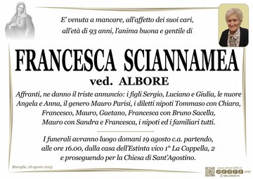Sciannamea Francesca modificato x il trigesimo Mad new