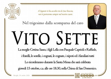 sette vito Croce nel tondo