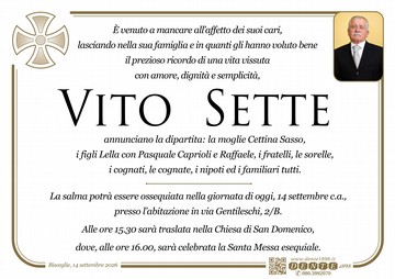 Sette Vito Croce semplice Abitazione Chiesa San Domenico