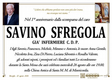 Sfregola Savino Mad di Lourdes