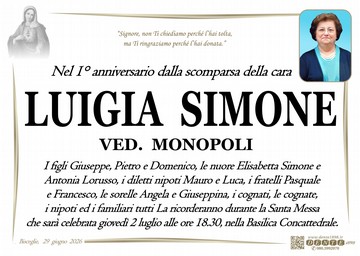 Simone Luigia Madonna Cuore