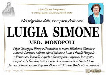 Simone Luigia Madonna Cuore