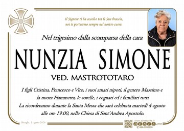 Simone Nunzia Croce nel tondo