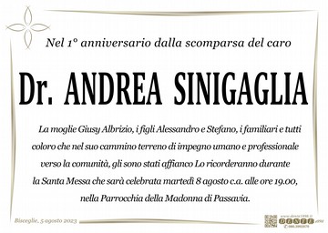 Sinigaglia Dr Andrea Croce Pesci