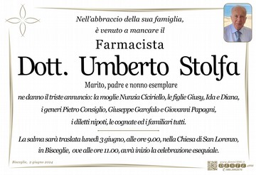 Stolfa Umberto Bisceglie Croce pesci