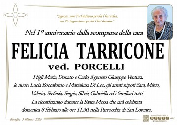 Tarricone Felicia Croce Pesci