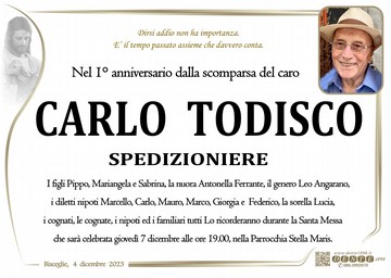 Todisco Carlo Cristo Agnello