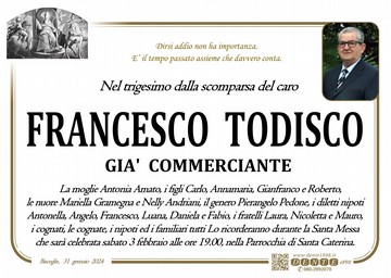 Todisco Francesco Tre Santi