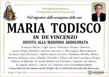 Todisco Maria Addol nuova