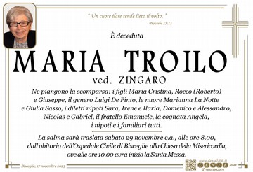 Troilo Maria semplice ospedale chiesa