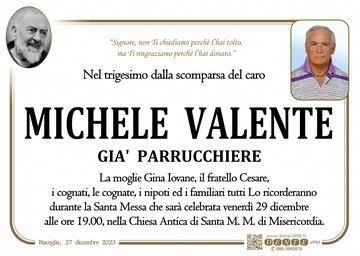 Valente Michele Padre Pio nel tondo