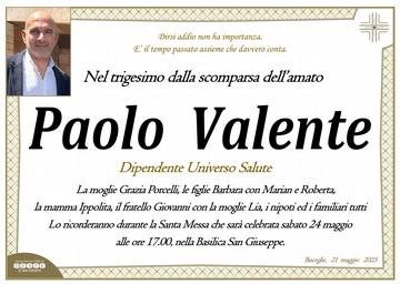 Valente Paolo Trama dorata