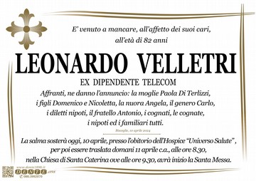 Velletri Leonardo Croce Firenze