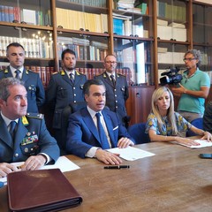 Conferenza stampa in Procura sull'operazione "Quinto piano"