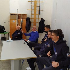 Incontro tra gli studenti della Monterisi e i giocatori dei Lions Bisceglie