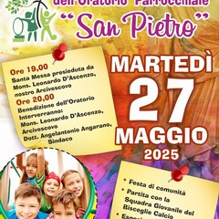 Inaugurazione dell'Oratorio Parrocchiale "San Pietro"