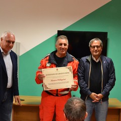 Consegna degli attestati di gratitudine agli Operatori emergenza radio Bisceglie