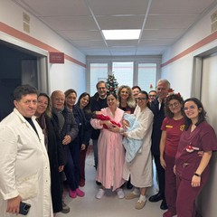Il sindaco Angarano in visita all'Ospedale di Bisceglie